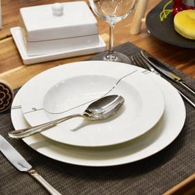 Tacâmuri argintii din oțel inoxidabil 24 buc. Mirror – Orion