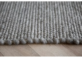 Covor gri din lână 290x200 cm Auckland - Rowico