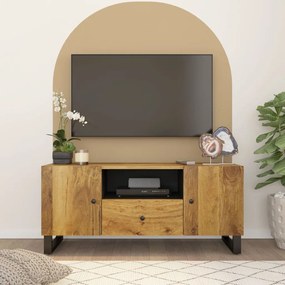 351961 vidaXL Dulap TV 105x33,5x46 cm, lemn masiv de mango și lemn prelucrat