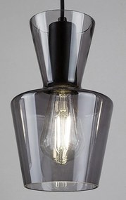 Lustra suspendata design modern Abra negru