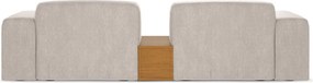 Canapea lemn masiv Tommy, 194 × 69 × 107 cm