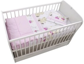 Lenjerie Teddy Play Pink 3 piese 120x60