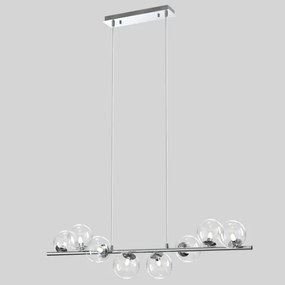ONLI - Lustră suspendată cu cablu KIMBERLY 8xG9/6W/230V crom lucios