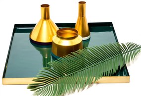 Vaze decorative Set 3 bucati Culture Auriu / Pflaume / Gri deschis / Petrol