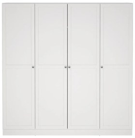Șifonier alb 195,5x200 cm Billund – Tvilum