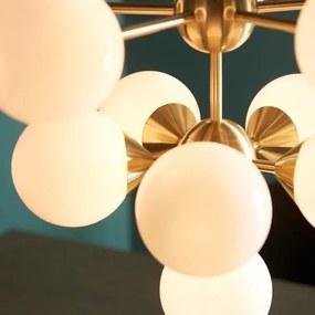 Lustră pe cablu Endon 76500 OSCAR 11xG9/18W/230V alamă