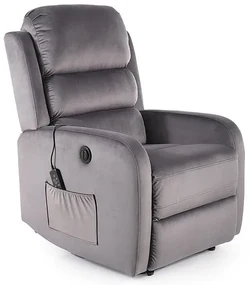 Scaun de masaj Mauri Velvet II, gri