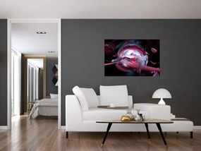 Tablou - Abstracție, viermi spațiali (90x60 cm)