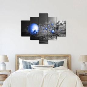 Tabloul bilelor albastru închis (150x105 cm)