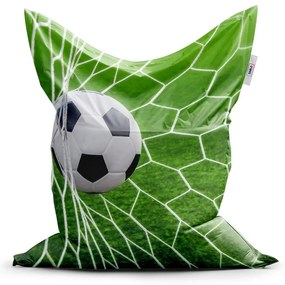 Sac de șezut Classic minge de fotbal în poartă, verde