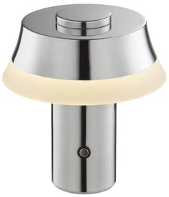 Brilliant - Lampă de masă LED tactilă, dimabilă și reîncărcabilă KINICH LED/2,5W/5V 2700K crom lucios