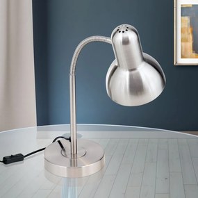 Veioza/Lampa de birou reglabila NEMO crom satin