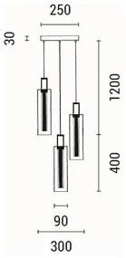 Plafonieră LED/21W/230V 3000K