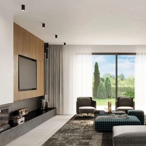 Spot LAGOS 1xGU10/40W/230V 40 cm negru Sollux SL.1002