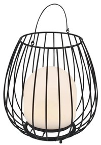 Lampa LED portabila pentru exterior solara cu baterii Jim To-Go negru
