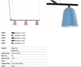 Lustra suspendata design modern Studio verde