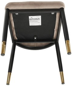 Zondo Scaun de sufragerie Dopey (bej + negru). 1028832