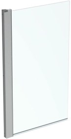 Paravan cada, 80x140 cm, silver bright   sticla transparenta