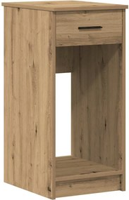 vidaXL Suport turn pentru computer cu sertar Artisan Stejar 35x45x77cm