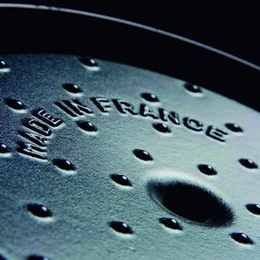 Oala din fonta Staub La Cocotte 40509-361-0, 6,7 l, 28 cm, de la -20°C pana la 260 °C, Emailata, Capac cu structura anti-picaturi, Toate plitele inclusiv inductie, Verde