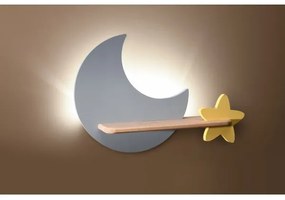 Aplică LED cu raft pentru copii MOON LED/5W/230V