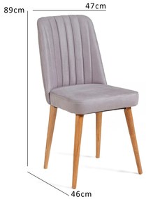 Scaun sufragerie Vlasta 1 (pin atlantic + soho) . 1093074