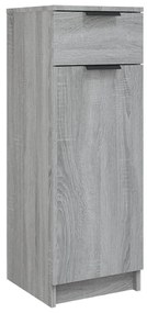 817058 vidaXL Dulap de baie, sonoma gri, 32x34x90 cm, lemn prelucrat