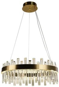 Lustră LED de cristal dimabilă pe cablu LED/80W/230V + telecomandă