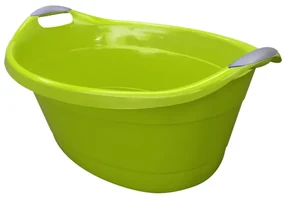 Lighean cu manere 25L, verde, Kaja