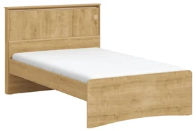 Pat Mocha 120x200 cm cu tablie pentru copii si adolescenti ,   eleganta naturala si design modern