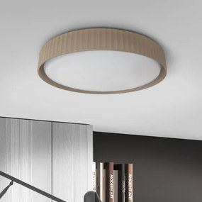 Brilagi - Plafonieră LED LUCIA, 24 W, 230 V, Ø 31 cm, maro