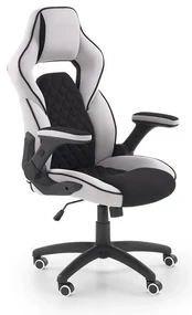 Fotoliu gaming Sonei (Alb + Negru). Promo -6%. 1048594