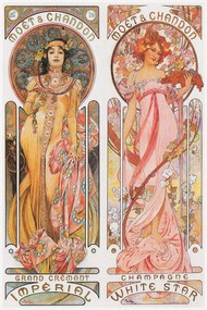 Reproducere Moët & Chandon Champagne, Alfons Mucha