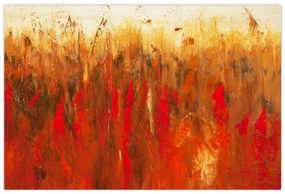 Tablou cu abstracție pictată (90x60 cm)