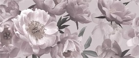Tablou - Vintage bujorii (120x50 cm)