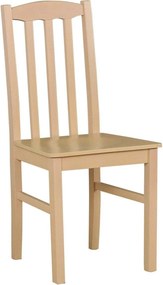 Scaun BOS 12D, stejar sonoma, lemn de fag, 43x40x90 cm