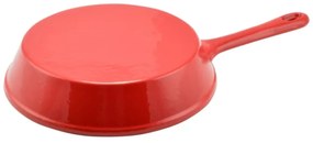 Tigaie fonta emailata rosie 24 CM PERFECT HOME 12512