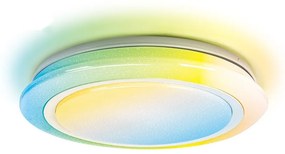 Corp de iluminat LED RGBW dimabil pentru baie Aigostar LED/39W/230V 50 cm Wi-Fi IP44