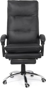 Scaun directorial cu suport de picioare si recliner OFF 419 negru