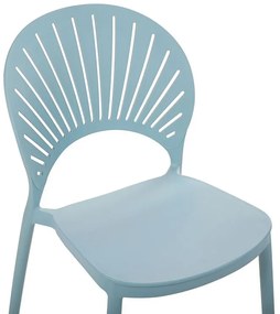 Set 4 buc scaune de sufragerie Ostza (albastru). 1081821