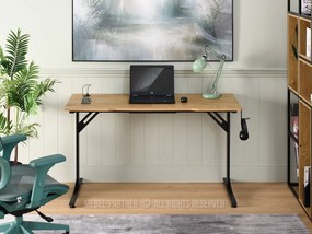 Masă PC Matts 140 (stejar + negru). 1109791