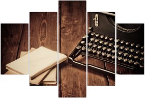 Tablou - Mașina de scris (150x105 cm)