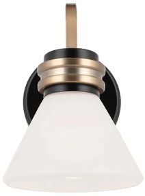 Lampă LED pentru baie Kichler KL-FARUM1-BK FARUM 1xG9/3W/230V negru/alamă