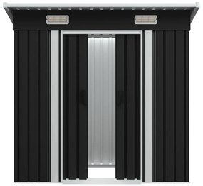 Magazie de gradina din metal , antracit, otel