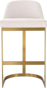 Scaun de bar design LUX, Bar Stool Condos alb