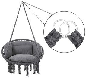 Deuba Scaun suspendat 80x60x140cm - antracit