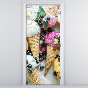 Fototapet pentru ușă - Închețată (95x205cm)