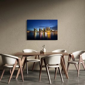 Tablou cu orașul nocturn (90x60 cm)