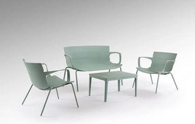 Set mobilier de exterior din 4 piese Jara verde