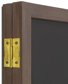 Vitrina magnetica din lemn A3, neagra